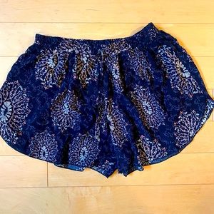 Bohemian Flutter Cotton Shorts